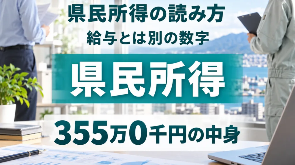 栃木の県民経済計算の読み方｜1人当たり県民所得で何が変わるか